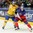 MINSK, BELARUS - MAY 25: Sweden's Mattias Ekholm #14 battles for position with Czech Republic's Tomas Hertl #48 during bronze medal round action at the 2014 IIHF Ice Hockey World Championship. (Photo by Richard Wolowicz/HHOF-IIHF Images)